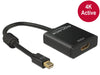 EAN 4043619626113 - DeLOCK 62611 adaptador de cable de vídeo 0,2 m Mini DisplayPort HDMI tipo A (Estándar) Negro imagen 2