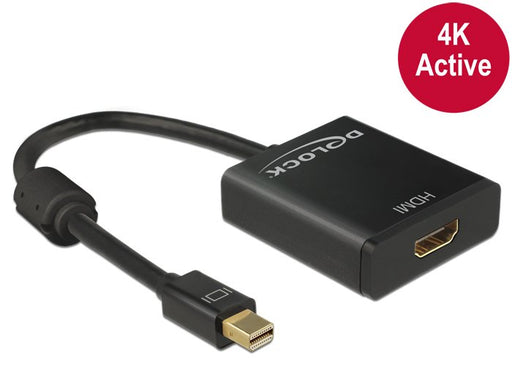 EAN 4043619626113 - DeLOCK 62611 adaptador de cable de vídeo 0,2 m Mini DisplayPort HDMI tipo A (Estándar) Negro imagen 2