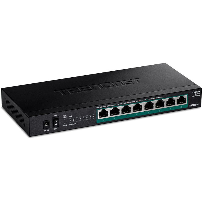 EAN 0710931162141 - Trendnet TPE-TG380 switch No administrado 2.5G Ethernet (100/1000/2500) Energía sobre Ethernet (PoE) Negr imagen 1