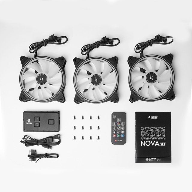 EAN 0753263077608 - Chieftec Chieftronic Nova Set Ventilador 12 cm Negro 3 pieza(s) imagen 13