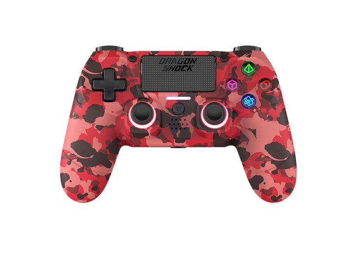 EAN 5425025592906 - Dragonshock Mizar Camuflaje, Rojo Bluetooth Gamepad Analógico/Digital PlayStation 4 imagen 2