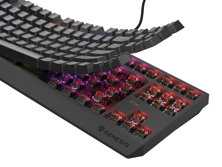 EAN 5901969443295 - GENESIS Thor 230 TKL teclado Juego USB QWERTY Inglés de EE. UU. Negro imagen 7