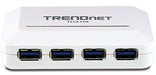 EAN 0710931302332 - Trendnet TU3-H4 hub de interfaz 5000 Mbit/s Blanco imagen 2