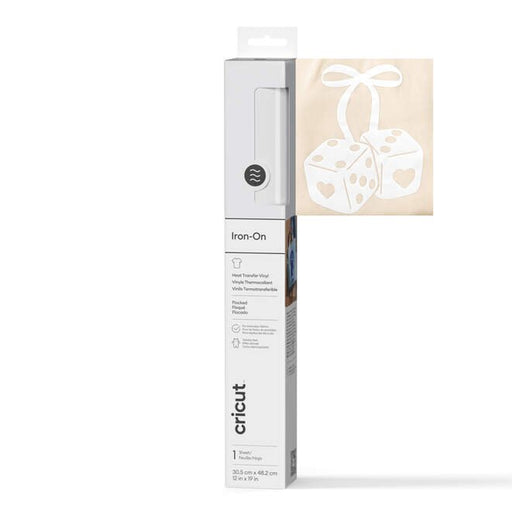 EAN 93573439698 - Cricut Flocked Iron-On Rollo de vinilo de termotransferencia Vinilo de termotransferencia liso imagen 1