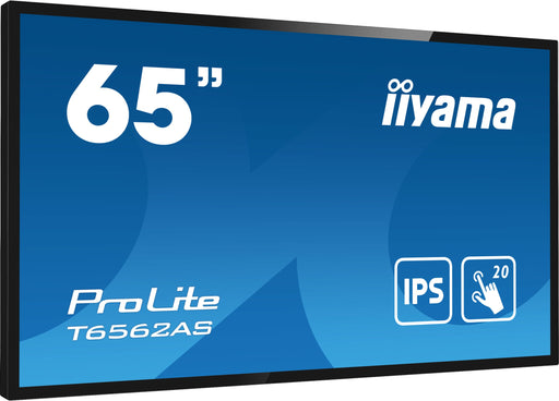 EAN 4948570120482 - iiyama T6562AS-B1 pantalla de señalización Panel plano interactivo 163,8 cm (64.5") IPS 500 cd / m² 4K Ul imagen 2