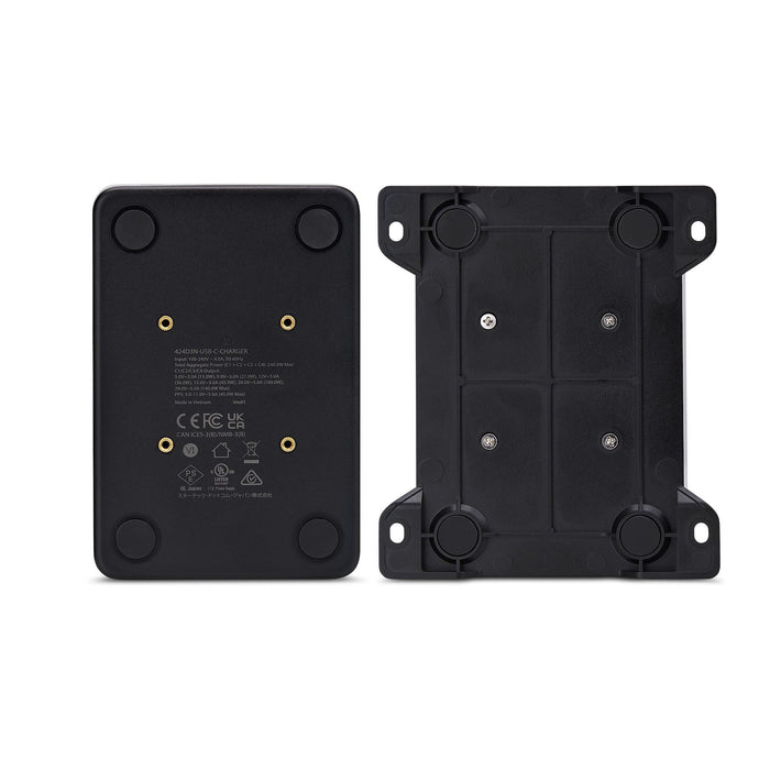 EAN 0065030919654 - StarTech.com 424DEU-USB-C-CHARGER cargador de dispositivo móvil Universal Gris Corriente alterna Carga rá imagen 5