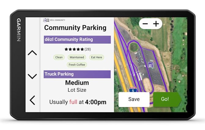 EAN 753759335373 - Garmin dēzl LGV720 navegador Fijo 17,6 cm (6.95") TFT Pantalla táctil 242 g Negro imagen 6