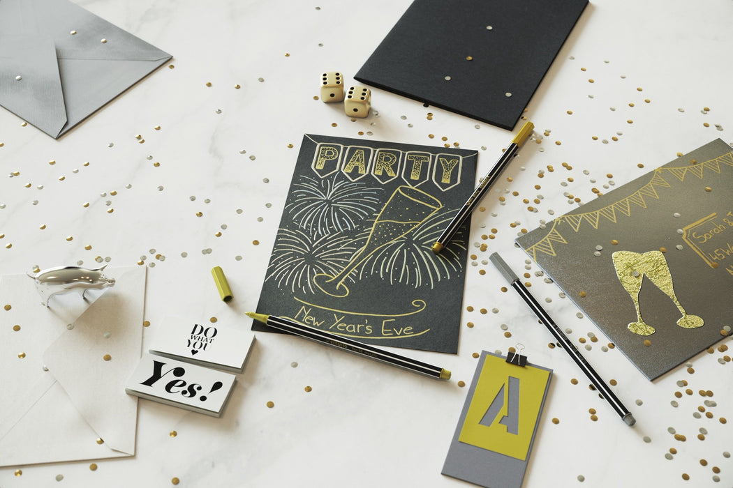 EAN 4006381530187 - STABILO Pen 68 metallic rotulador Medio Oro 1 pieza(s) imagen 3