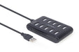 EAN 8716309124638 - Gembird UHB-U2P10P-01 hub de interfaz USB 2.0 Type-A Negro imagen 3