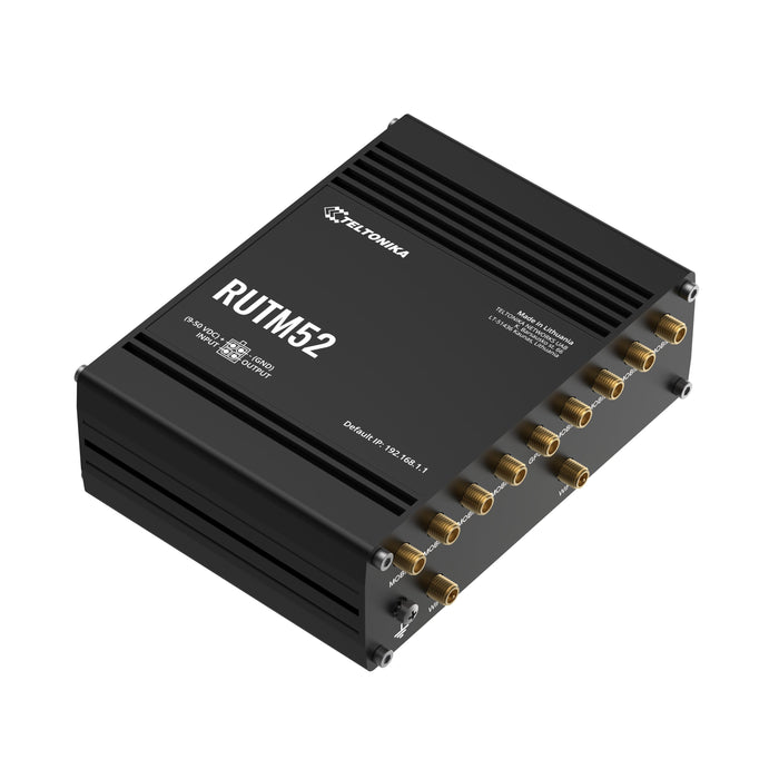 EAN 4779051841493 - Teltonika RUTM5210B000 router inalámbrico Gigabit Ethernet Doble banda (2,4 GHz / 5 GHz) 5G Negro imagen 4