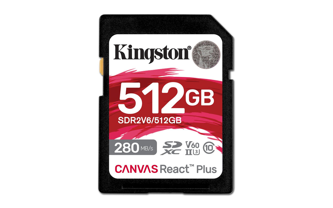 EAN 0740617340570 - Kingston Technology Canvas React Plus 512 GB SDXC UHS-II Clase 10 imagen 1