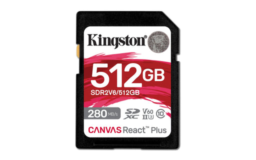 EAN 0740617340570 - Kingston Technology Canvas React Plus 512 GB SDXC UHS-II Clase 10 imagen 1