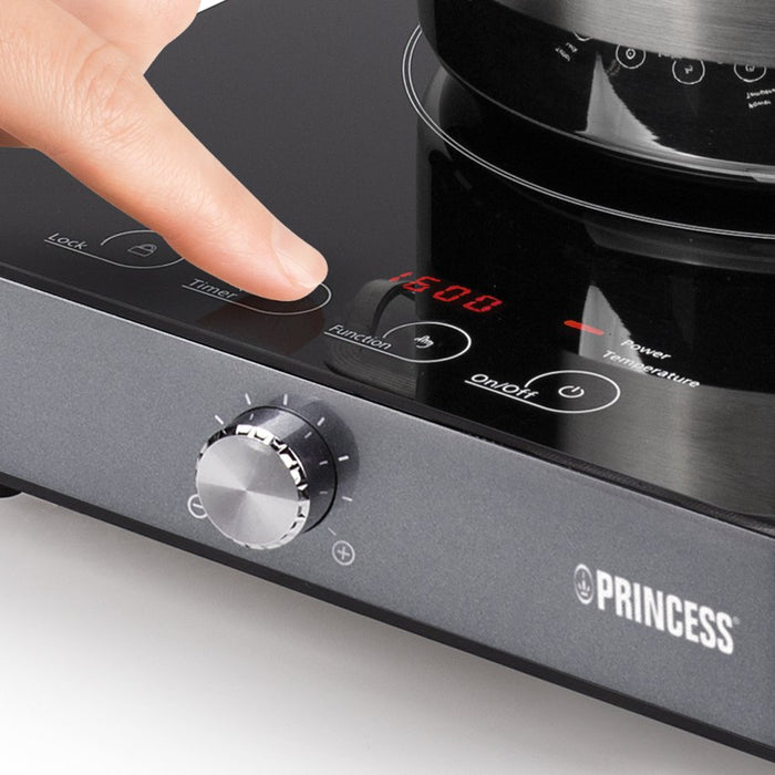 EAN 8713016078995 - Princess 303010 Negro, Plata Encimera 28 cm Con placa de inducción 1 zona(s) imagen 4