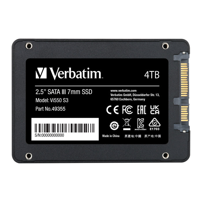 EAN 0023942493556 - Verbatim Vi550 S3 4 TB 2.5" Serial ATA III 3D NAND imagen 6