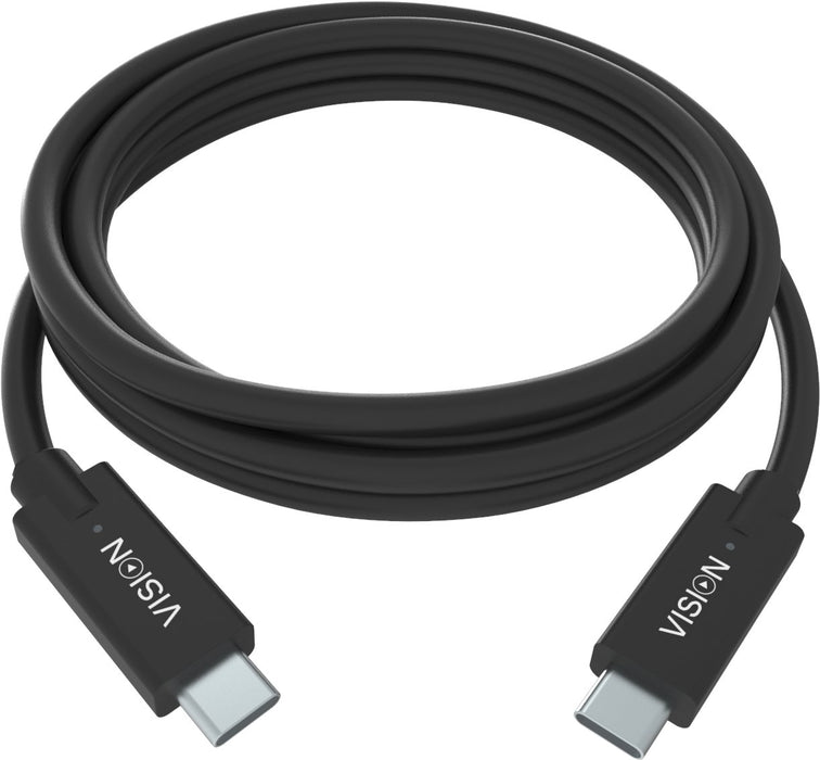 EAN 5808558000009 - Vision TC 2MUSBC/BL cable USB USB 3.2 Gen 1 (3.1 Gen 1) 2 m USB C Negro imagen 1