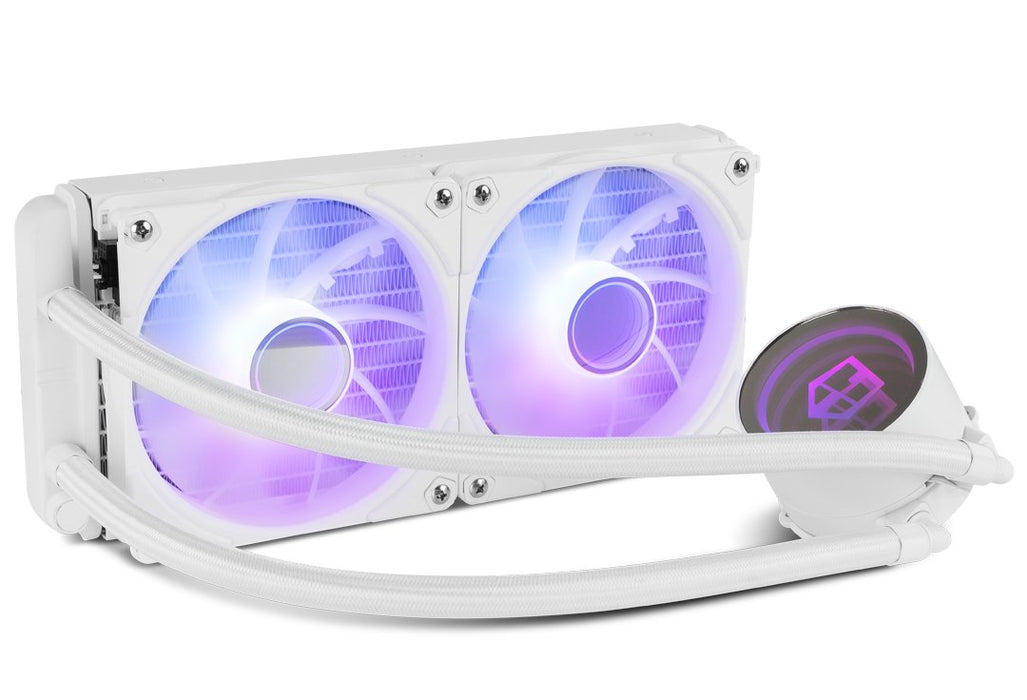 EAN 8436587975448 - NOX Hummer M-240 ARGB Procesador Sistema de refrigeración líquida todo en uno 12 cm Blanco imagen 2