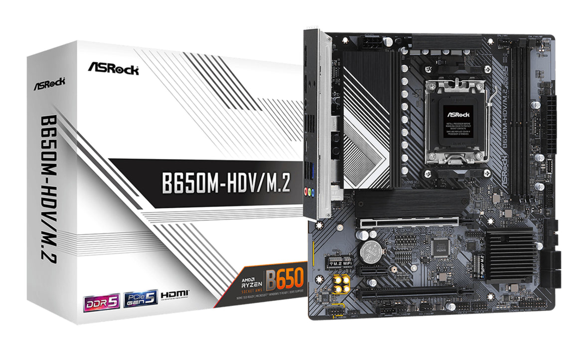 EAN 4710483942693 - Asrock B650M-HDV/M.2 AMD B650 Zócalo AM5 micro ATX imagen 1
