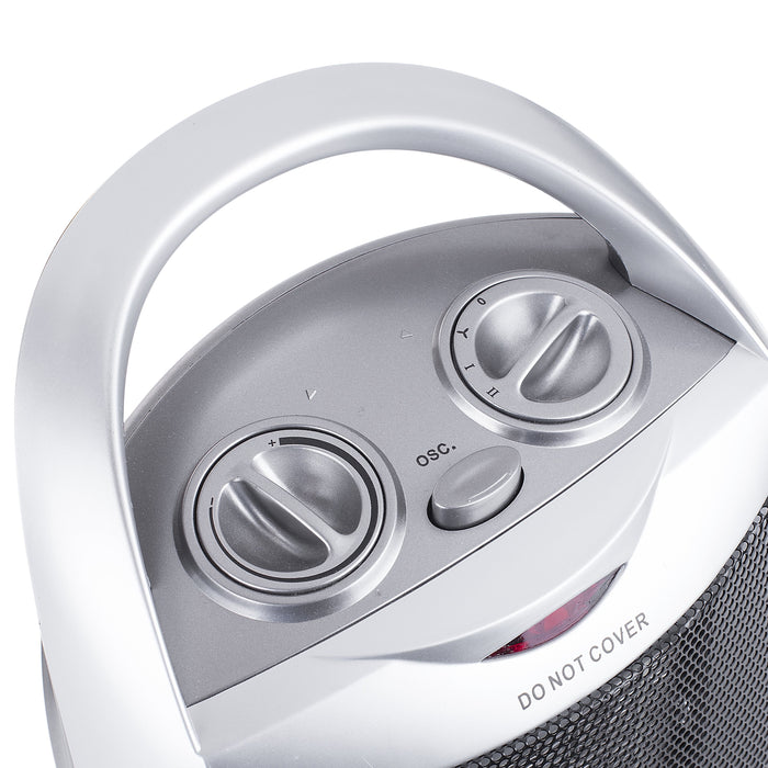 EAN 8713016050380 - Tristar KA-5038 calefactor eléctrico Interior Negro, Plata 1500 W Ventilador eléctrico imagen 9