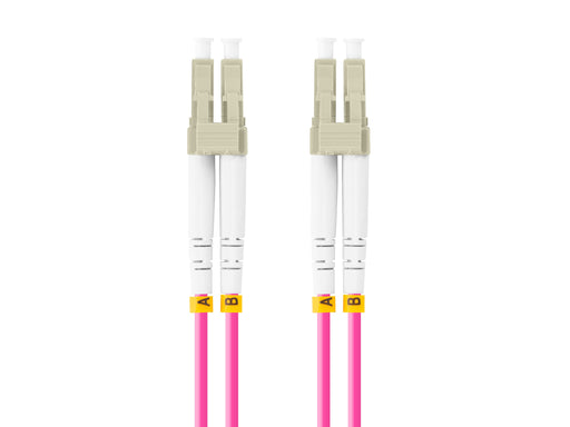 EAN 5901969433395 - Lanberg FO-LULU-MD41-0050-VT Cable de fibra óptica e InfiniBand 5 m LC Violeta imagen 1