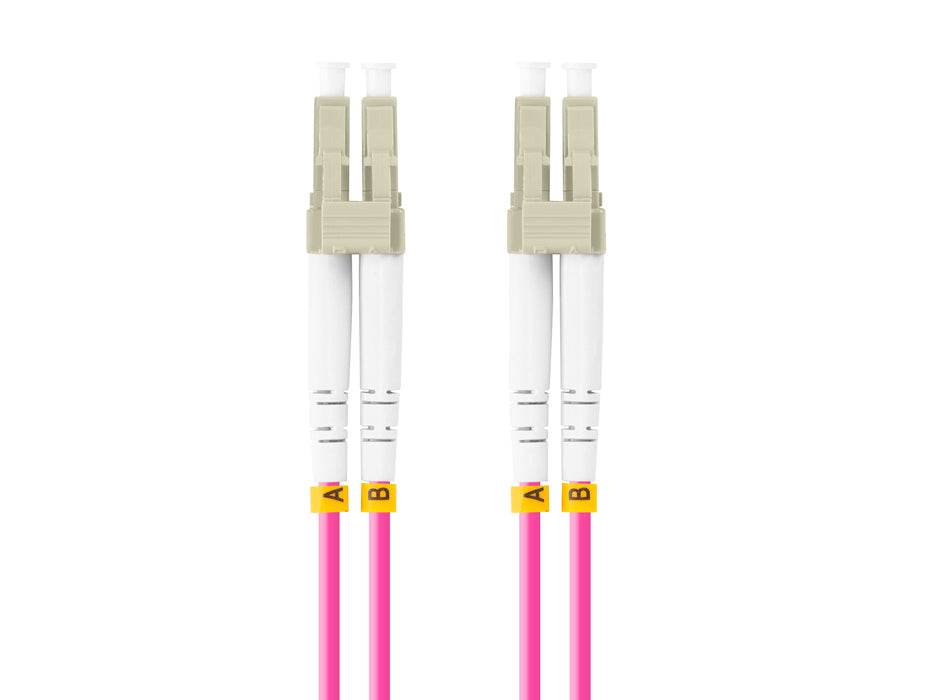 EAN 5901969433395 - Lanberg FO-LULU-MD41-0050-VT Cable de fibra óptica e InfiniBand 5 m LC Violeta imagen 1