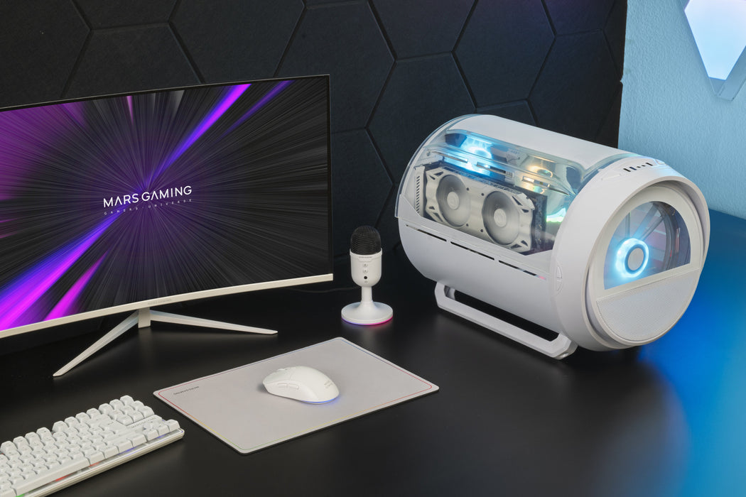 EAN 8435693111580 - Mars Gaming MC-CYLONW Mini Tower Blanco imagen 14