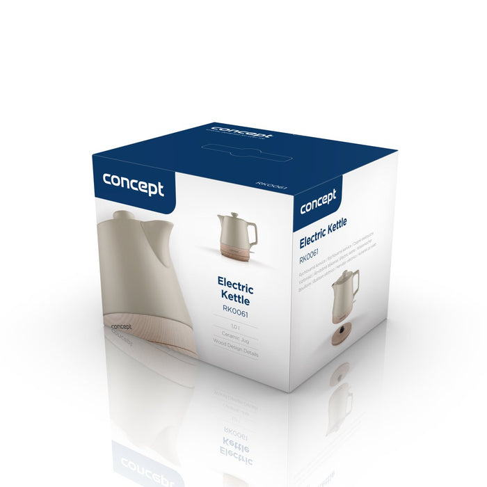 EAN 8595631006979 - Concept RK0061 tetera eléctrica 1 L 1200 W Marrón, Madera imagen 11