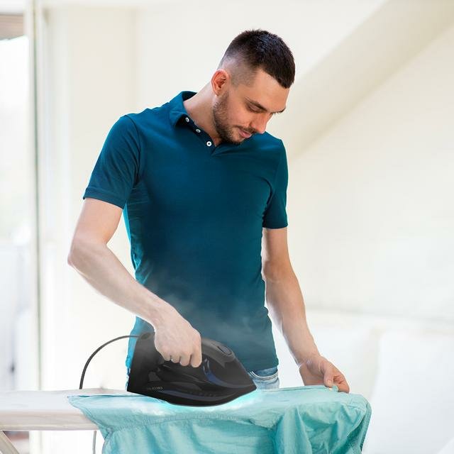 EAN 8435484018777 - Cecotec IronHero 3200 Double Steam i-Pump Plancha a vapor 3200 W Negro, Azul oscuro imagen 8