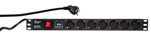 EAN 4052792046595 - LogiLink PDU7C01 limitador de tensión Negro 7 salidas AC 230 V 2 m imagen 1