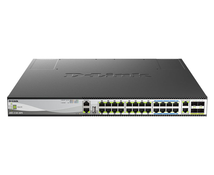 EAN 790069467172 - D-Link DMS-3130-30PS switch Gestionado L3 2.5G Ethernet (100/1000/2500) Energía sobre Ethernet (PoE) 1U Ne imagen 1