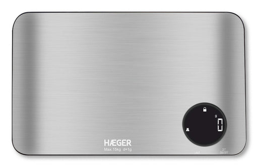 EAN 5608475032301 - Haeger KS-DIG.012A báscula de cocina Acero inoxidable Encimera Rectángulo Báscula electrónica de cocina imagen 1