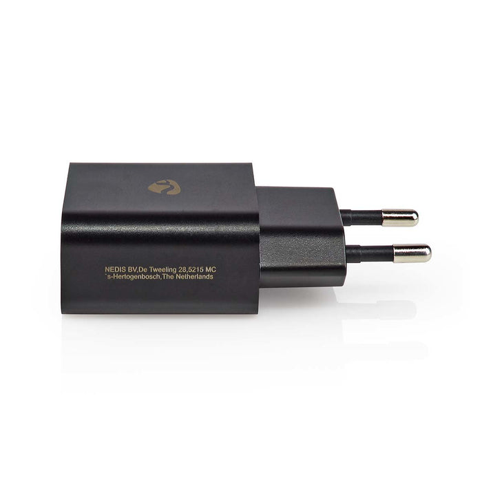 EAN 5412810330041 - Nedis WCHAL242ABK cargador de dispositivo móvil Universal Negro Corriente alterna Carga rápida Interior imagen 3
