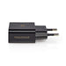 EAN 5412810330041 - Nedis WCHAL242ABK cargador de dispositivo móvil Universal Negro Corriente alterna Carga rápida Interior imagen 3