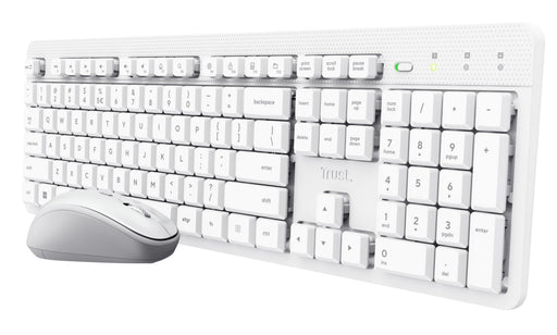 EAN 8713439254655 - Trust Ody II teclado Ratón incluido Hogar / Oficina RF inalámbrico QWERTY Inglés de EE. UU. Blanco imagen 1