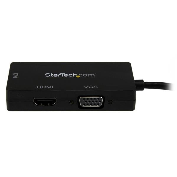 EAN 0065030854290 - StarTech.com MDP2VGDVHD adaptador de cable de vídeo 0,15 m DVI-D + VGA (D-Sub) + HDMI Negro imagen 3