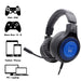 EAN 8052101430011 - Ewent PL3322 auricular y casco Auriculares Alámbrico Banda para cuello Juego Negro, Azul imagen 4