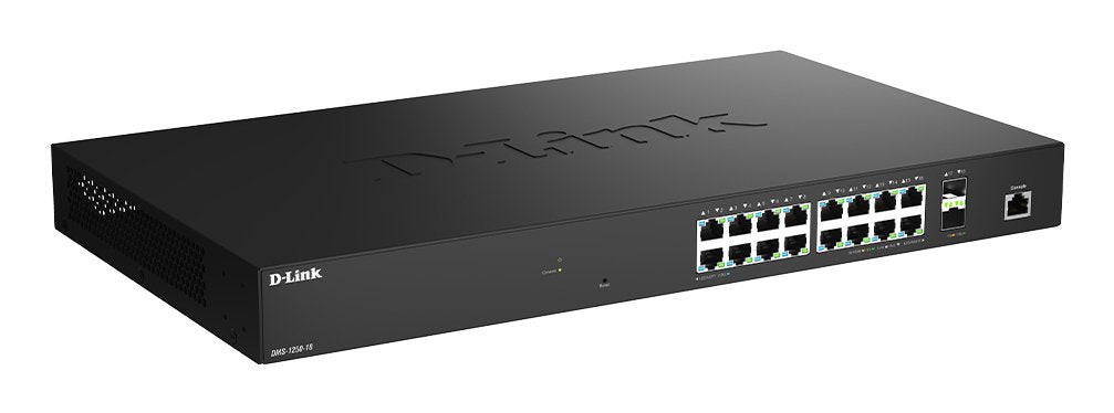 EAN 790069476648 - D-Link DMS-1250-18/E switch Gestionado L2 2.5G Ethernet (100/1000/2500) Negro imagen 2