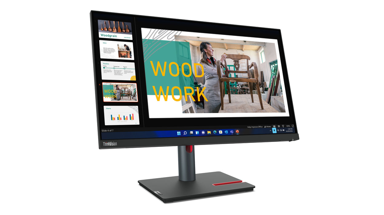 EAN 0196380977176 - Lenovo ThinkVision P24q-30 LED display 60,5 cm (23.8") 2560 x 1440 Pixeles Quad HD Negro imagen 6