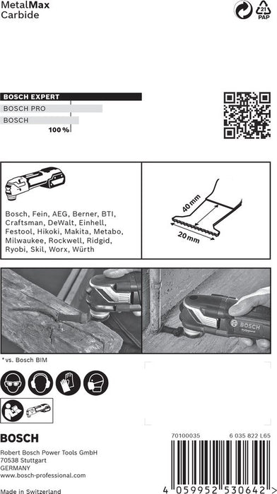 EAN 4059952530642 - Bosch 2 608 900 012 accesorio para herramienta multifunción Hoja de corte de inmersión imagen 8