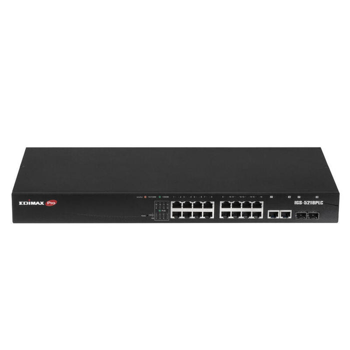 Edimax Industrieller Überwachungs-Vlan 18-Port Gigabit Poe+ Web Smart Switch
