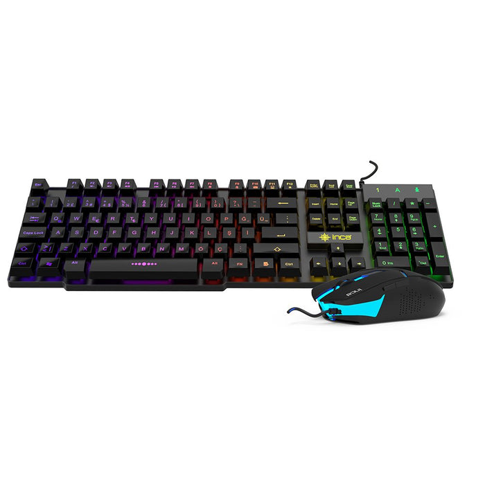 EAN 8681949010149 - Inca IKG-448 teclado Ratón incluido Juego USB Negro imagen 2