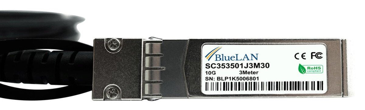 EAN 4063232245904 - BlueOptics R9D20A-BL Cable de fibra óptica e InfiniBand 3 m SFP+ Negro, Plata imagen 3
