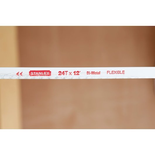 EAN 3253561201103 - Stanley 1-20-110 sierra Sierra de arco 30,5 cm Negro, Acero inoxidable, Amarillo imagen 11