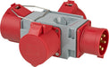 EAN 4007123670345 - Brennenstuhl 1081670 adaptador de enchufe eléctrico Gris, Rojo imagen 3