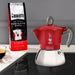 EAN 8006363029247 - Bialetti Moka induction Cafetera italiana 0,1 L Rojo, Plata imagen 3