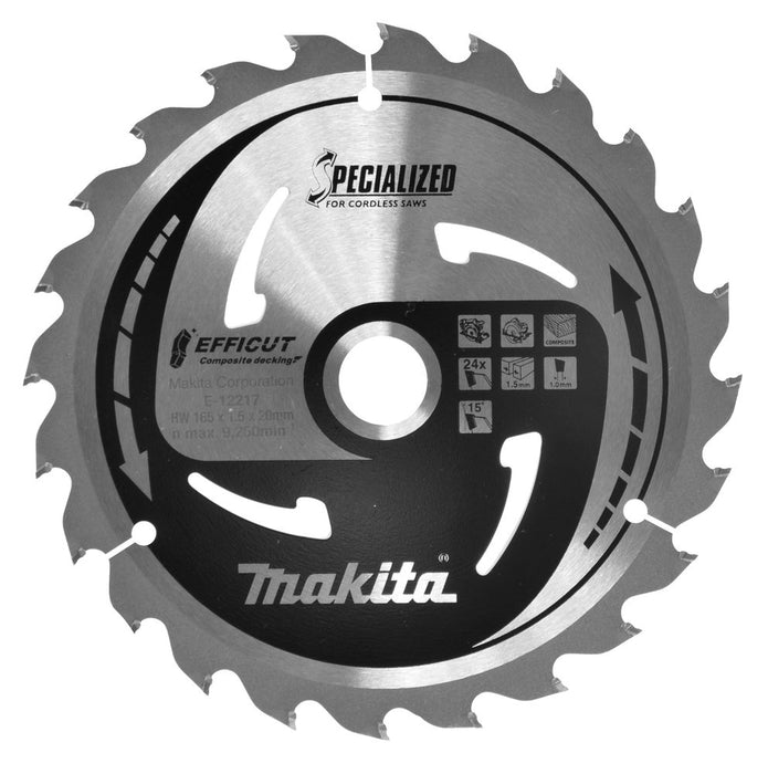 EAN 0088381584753 - Makita E-12217 hoja de sierra circular 16,5 cm 1 pieza(s) imagen 1