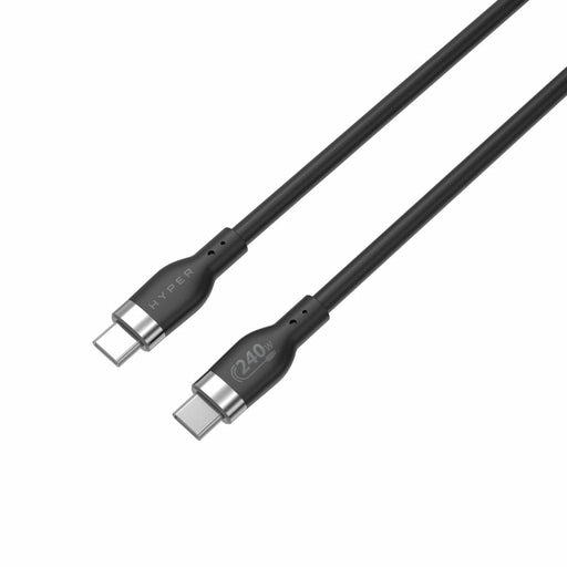 EAN 6941921149512 - HYPER HJ4001BKGL cable USB USB 2.0 1 m USB C Negro imagen 2