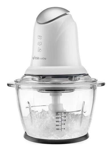 EAN 8422160061387 - Ufesa 70506138 picadora eléctrica de alimentos 1,2 L 500 W Transparente, Blanco imagen 1