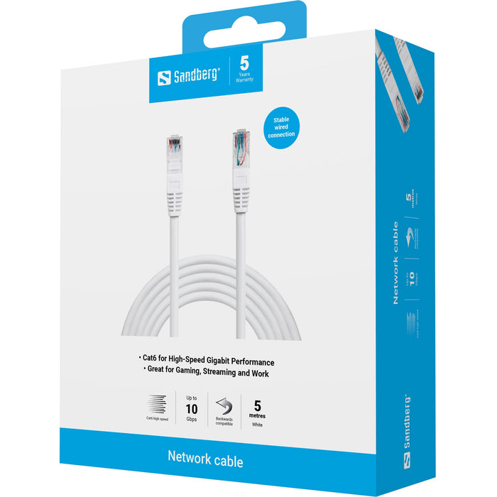 EAN 5705730506963 - Sandberg 506-96 cable de red Blanco U/UTP (UTP) imagen 3