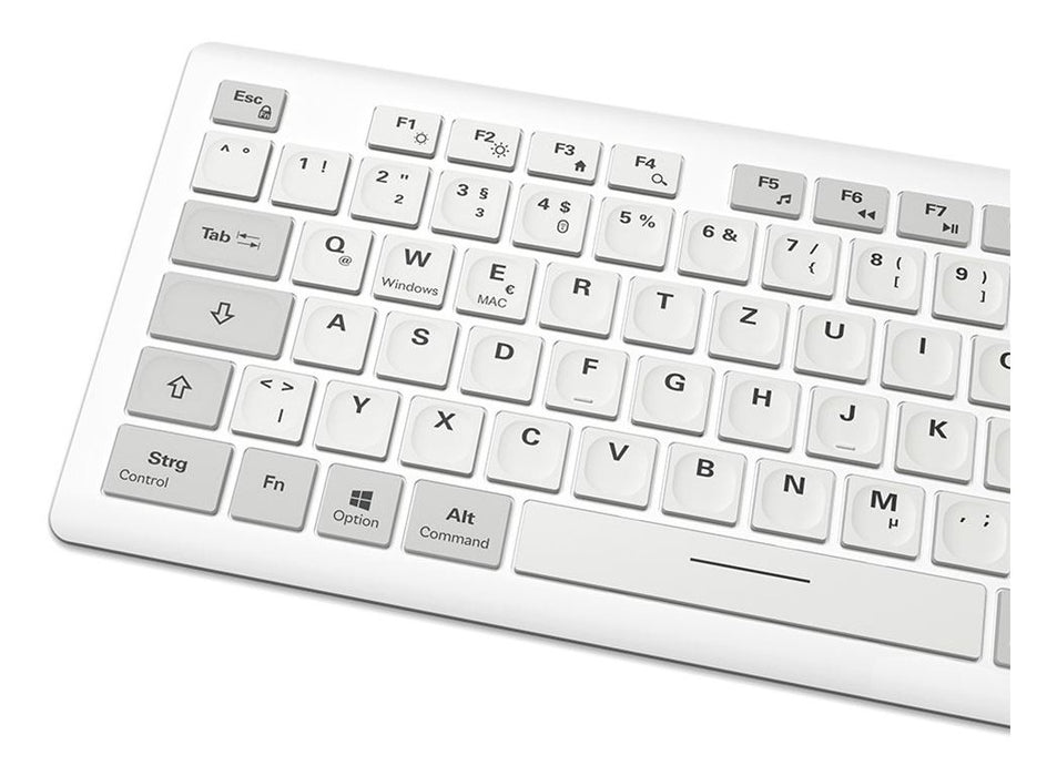 EAN 4044951042340 - Sharkoon OfficePal K30W wh teclado Hogar / Oficina USB QWERTZ Alemán Blanco imagen 6