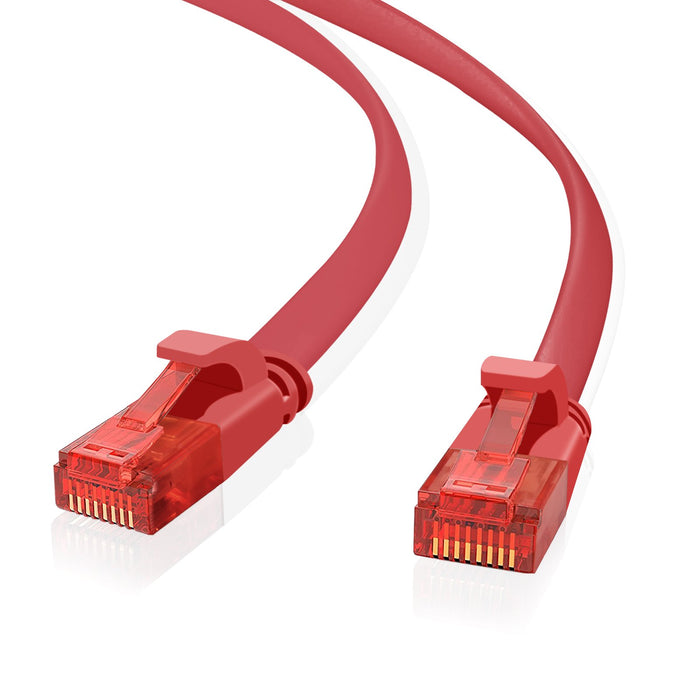 EAN 4005938629770 - Helos 262977 cable de red Rojo 0,5 m Cat6 U/UTP (UTP) imagen 1